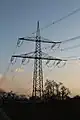 Abspannmast bei Geisingen