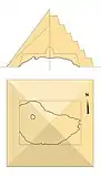 Rekonstruktionen der Lepsius-I-Pyramide (nach Nabil M. Swelim)