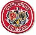 Aufnäher der Feuerwehr Erlangen