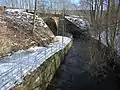 Die Abzucht nahe dem Klusfelsen