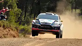 Lambros Athanassoulas bei der WRC Acropolis Rallye