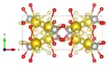 mit Blickrichtung parallel zur c-Achse