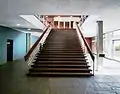Treppe zu den Ausstellungsräumen