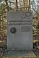 Der Adalbert Stifter Gedenkstein auf dem Kobel