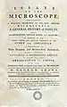 Essays on the microscope, 1787