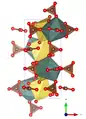 mit Blickrichtung parallel zur c-Achse