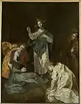 Abschied Christi von seiner Mutter (unvollendet), 1612, Öl auf Leinwand, 219 × 191 cm, Musée Condé, Chantilly