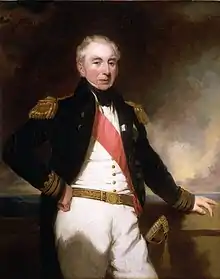 Den britischen Admiral Stopford hatte Lalande als Hauptgegner ausgemacht