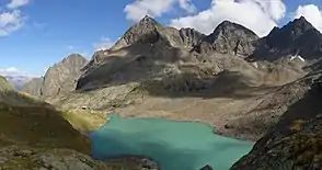 Blick über den Gradensee zum Petzeck