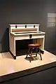 Schreibtisch Adolf Loos 1904 mit Loos-Stuhl von Friedrich Otto Schmidt, Ausstellung „Private Spaces“ Barcelona/Madrid 2017/18