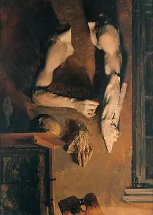 Atelierwand (1852)