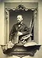 Adolphe-Jean-François-Marin Dallemagne, Porträt von Auguste-François Bonheur, Fotografie, ca. 1863