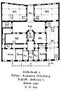 Grundriss von Aeckerlein für Haus Oldenbourg, Schillerstraße 6