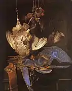 Willem van Aelst, Still­leben mit Jagd­ausrüstung