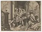 Aeneas und seine Familie fliehen aus Troja, 1595, nach Federigo Barrocci (Metropolitan Museum, New York)