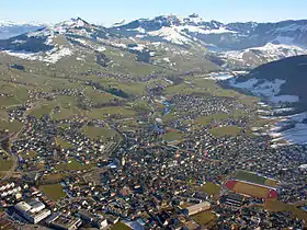 Luftansicht von Appenzell