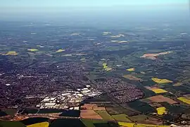 Hemel Hempstead aus der Luft