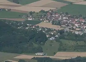 Luftansicht von Penthalaz