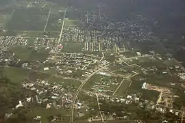 Belmopan aus der Luft