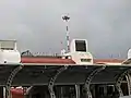Terminal mit Schriftzug