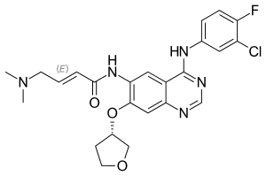 Strukturformel von Afatinib