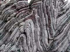 Detail der Felsformation