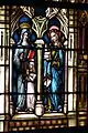 Heilige Elisabeth mit einem Kind und eine Heilige mit einer Kirche