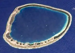Ahunui, ein rundes Atoll des Tuamotu-Archipels