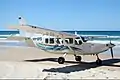 Flugzeug am Strand von Eurong