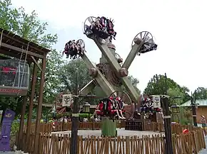 Airboat in Walibi Rhône-Alpes in Les Avenières bei Lyon