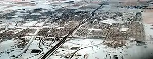 Luftaufnahme von Airdrie