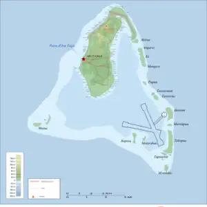 Karte des Atolls