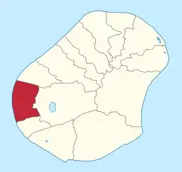 Lage von Aiwo in Nauru