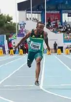 Akani Simbine belegte Rang fünf