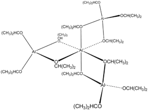 Strukturformel von Aluminiumtriisopropanolat