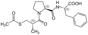 Strukturformel von Alacepril