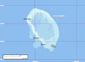 Karte des Atolls