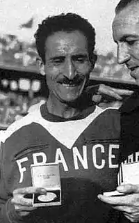 Der Olympiasieger von 1956Alain Mimoun erreichtediesmal nicht das Ziel