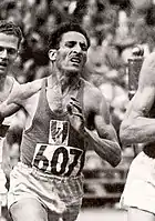 Alain Mimoun wurde wie über 10.000 Meter Vizeeuropameister