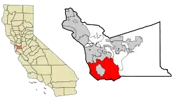 Lage Fremonts im Alameda County