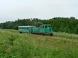 ТУ4-1800 mit Personalzug