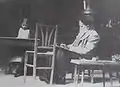 Anker in seinem Atelier, 1907