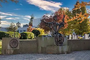 Engel am leeren Grab, Friedhof Widnau