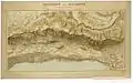 Die Albiskette auf einer Karte von 1889
