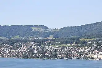 Albispass, vorne Rüschlikon