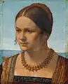 Schulterstück (Büste)Albrecht Dürer:Porträt einer jungen Frau, um 1506