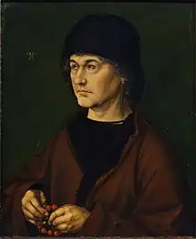 Porträt Albrecht Dürers des Älteren,(1490), Galleria degli Uffizi, Florenz