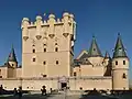 Alcázar von Segovia (von Osten)
