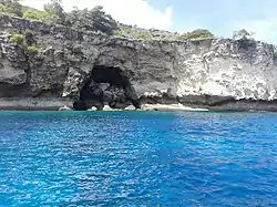 Kalksteinklippen bei Berau