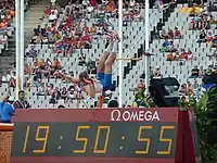 Alexei Dmitrikgeteilter Rang dreizehn mit 2,17 m